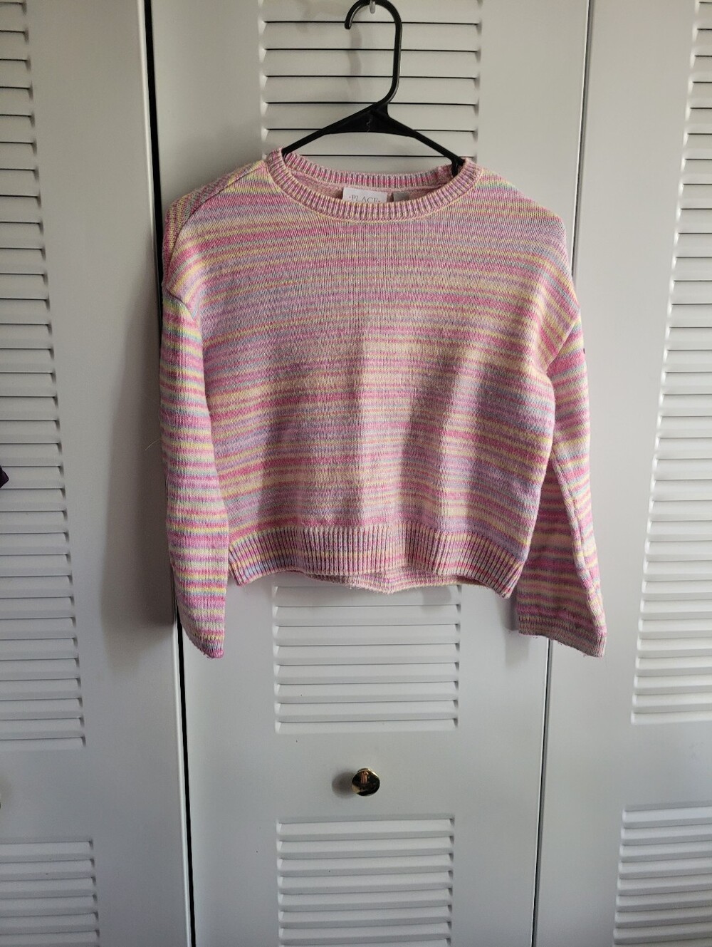Place Multicolor Striped Sweater Size M(7/8)